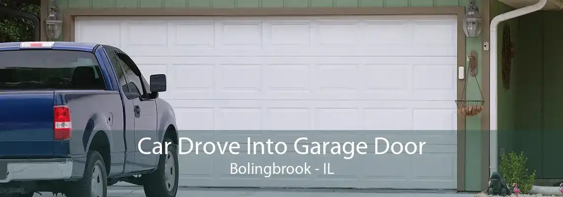 Car Drove Into Garage Door Bolingbrook - IL