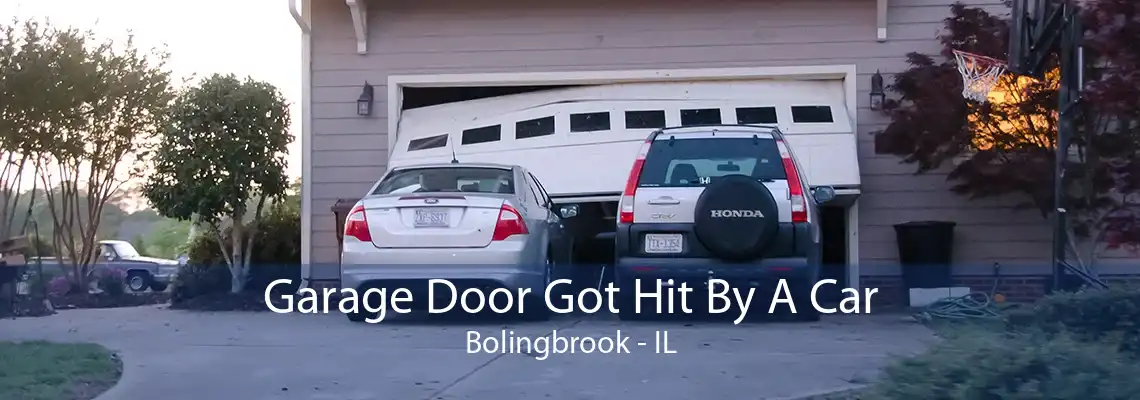 Garage Door Got Hit By A Car Bolingbrook - IL