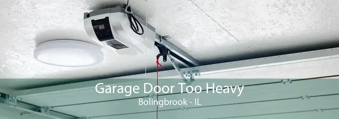 Garage Door Too Heavy Bolingbrook - IL